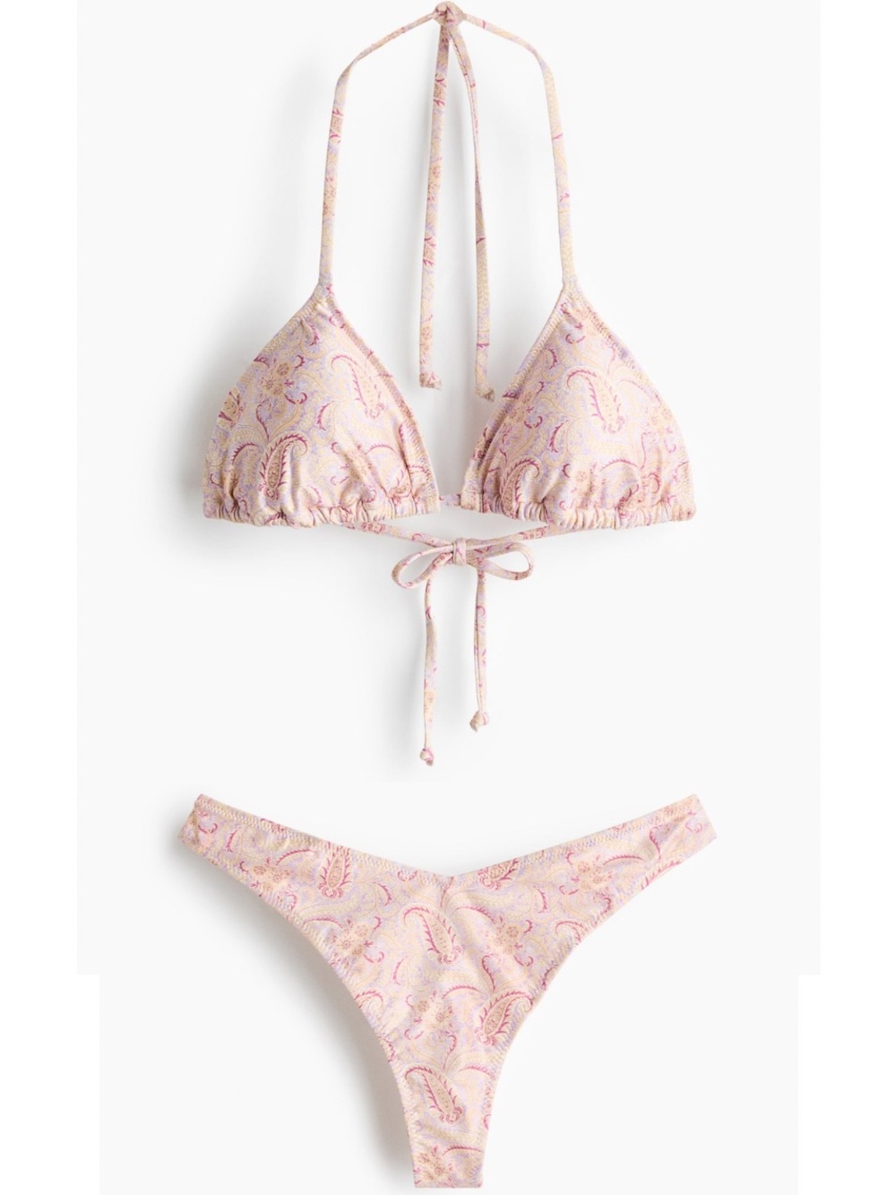Paisley Triangle Bikini Set